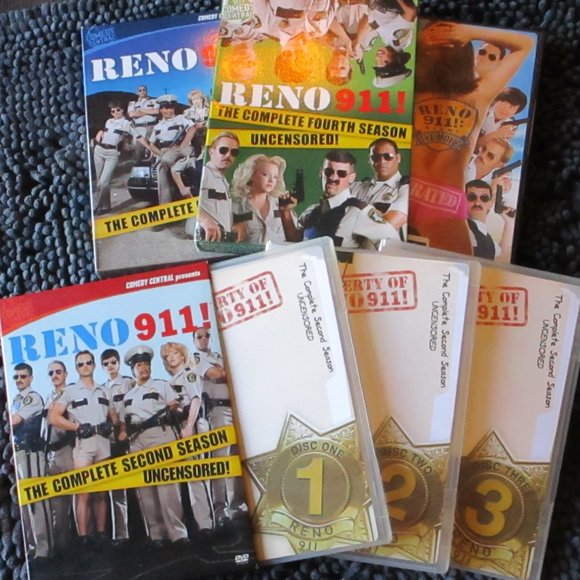 Reno 911 TV Series Fan Pack. Seasons 1, 2, 4 & The Miami Movie Unrated. - Picture 7 of 8